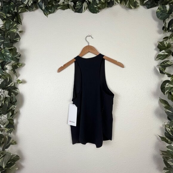 Lululemon Athletic Lightweight Stretch Run Tank Airflow Black NWT Women’s Sz 2 - Picture 2 of 9